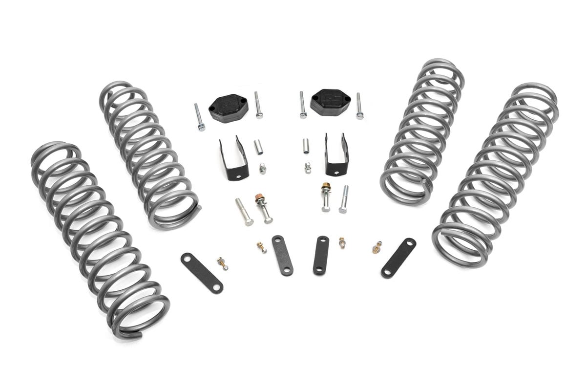 Jeep Wrangler Unlimited Suspension Lift Kit - Front + Rear - Rough Country - 2.5 Inch - '07-'10